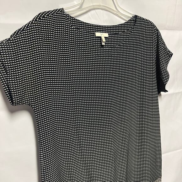 Joie Silk Shift Gray Short Sleeve Dress Size Small - Picture 3 of 9